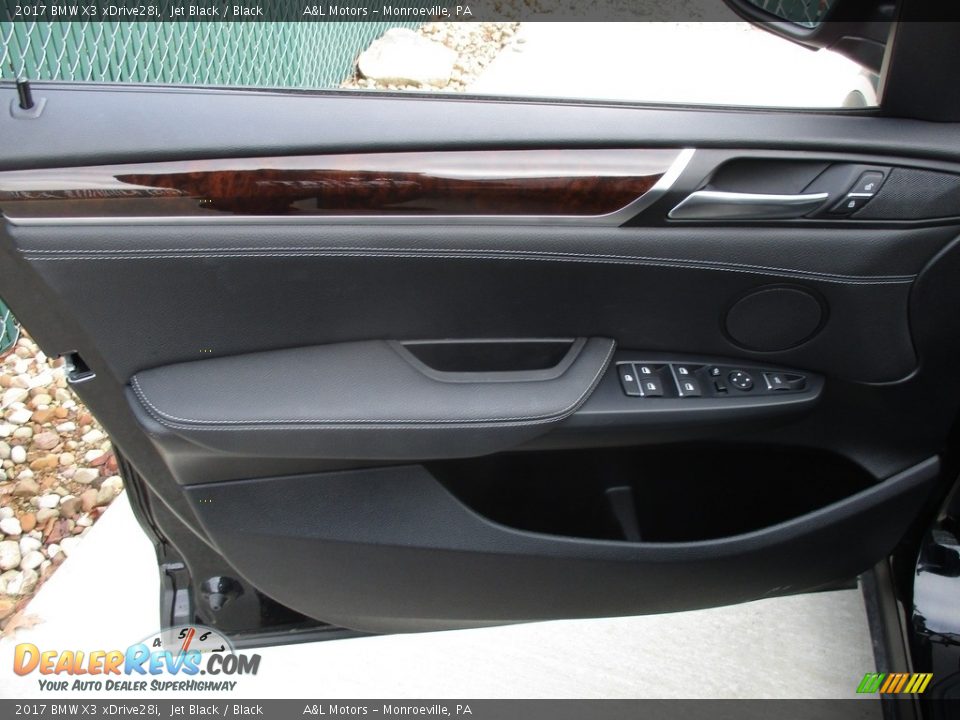 2017 BMW X3 xDrive28i Jet Black / Black Photo #10