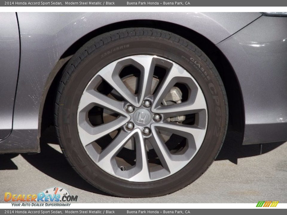 2014 Honda Accord Sport Sedan Modern Steel Metallic / Black Photo #27
