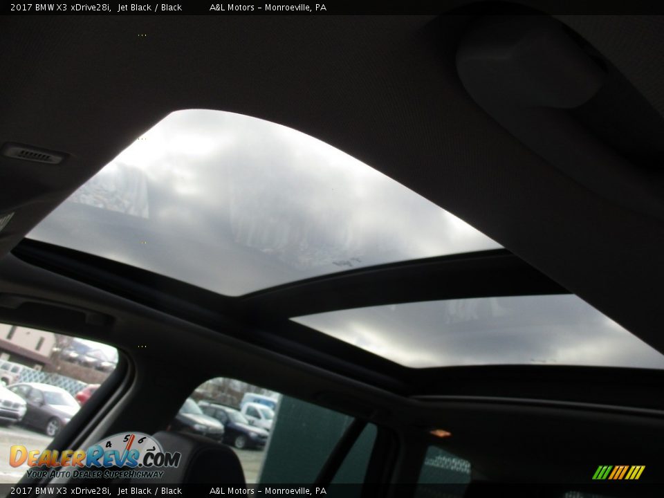 2017 BMW X3 xDrive28i Jet Black / Black Photo #11