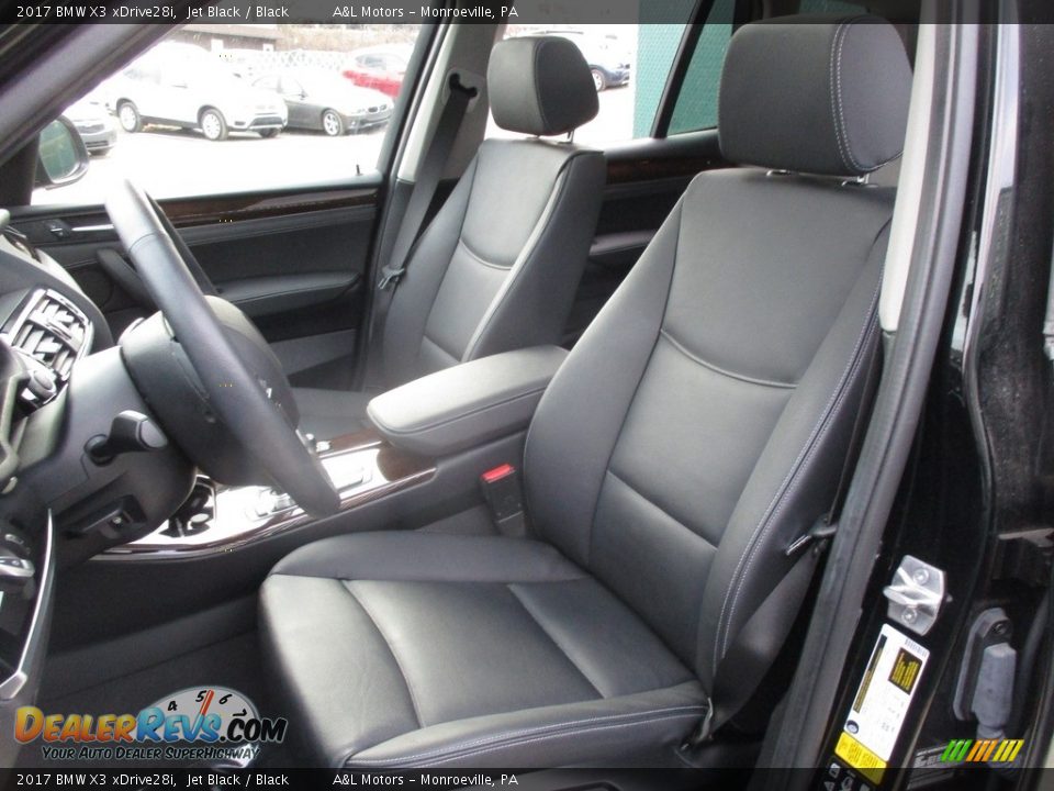 2017 BMW X3 xDrive28i Jet Black / Black Photo #13