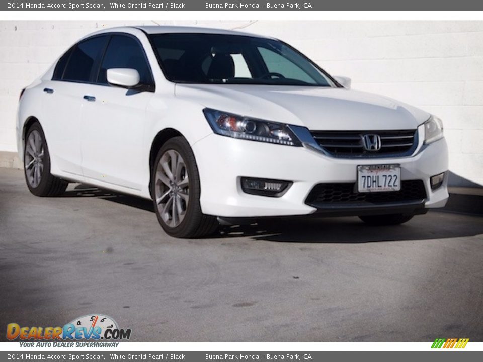 2014 Honda Accord Sport Sedan White Orchid Pearl / Black Photo #1