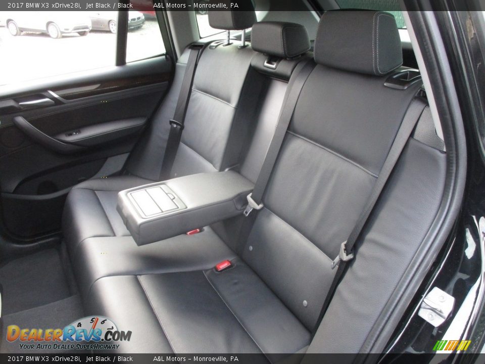 2017 BMW X3 xDrive28i Jet Black / Black Photo #14