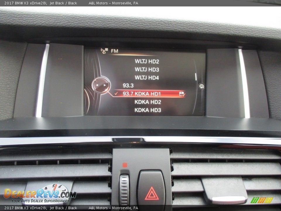 2017 BMW X3 xDrive28i Jet Black / Black Photo #17