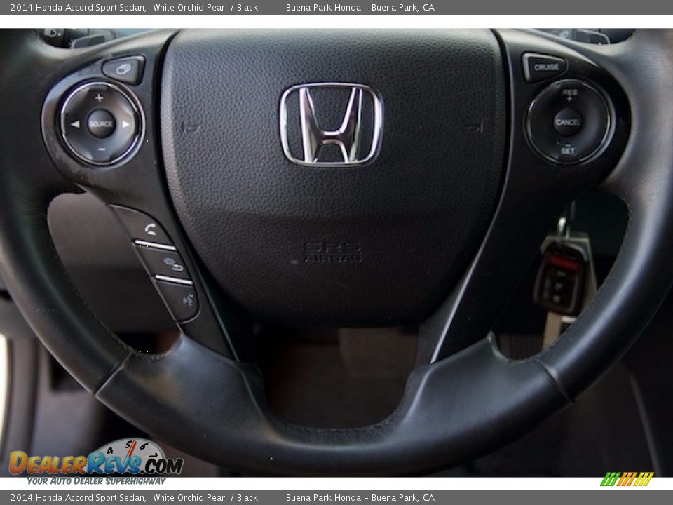 2014 Honda Accord Sport Sedan White Orchid Pearl / Black Photo #11