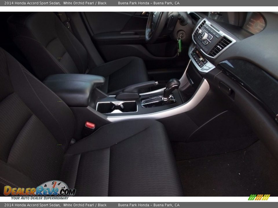 2014 Honda Accord Sport Sedan White Orchid Pearl / Black Photo #16