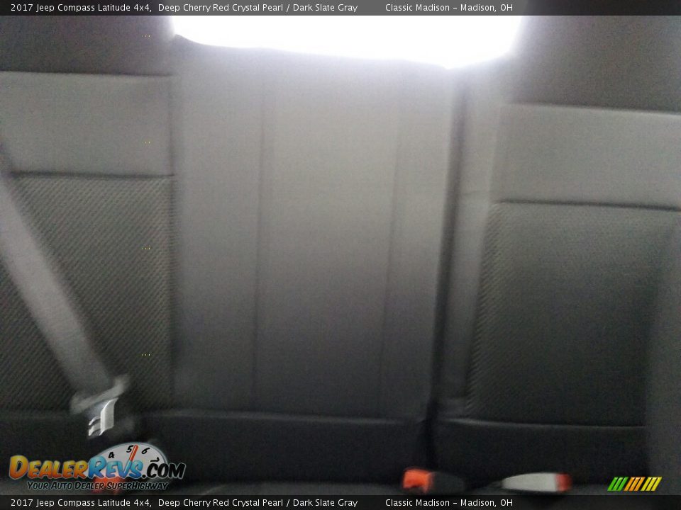 2017 Jeep Compass Latitude 4x4 Deep Cherry Red Crystal Pearl / Dark Slate Gray Photo #10