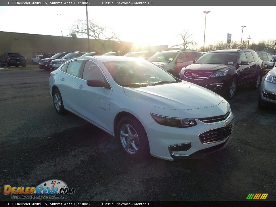 2017 Chevrolet Malibu LS Summit White / Jet Black Photo #3