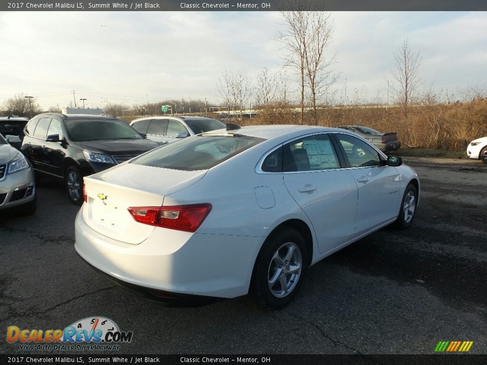 2017 Chevrolet Malibu LS Summit White / Jet Black Photo #5