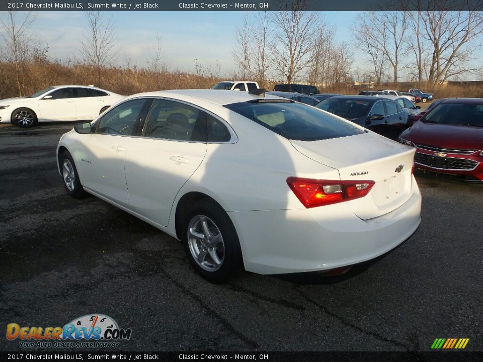 2017 Chevrolet Malibu LS Summit White / Jet Black Photo #6