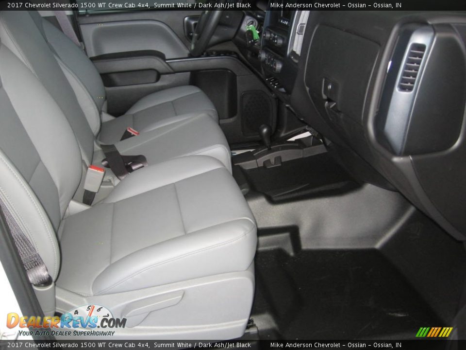 2017 Chevrolet Silverado 1500 WT Crew Cab 4x4 Summit White / Dark Ash/Jet Black Photo #9