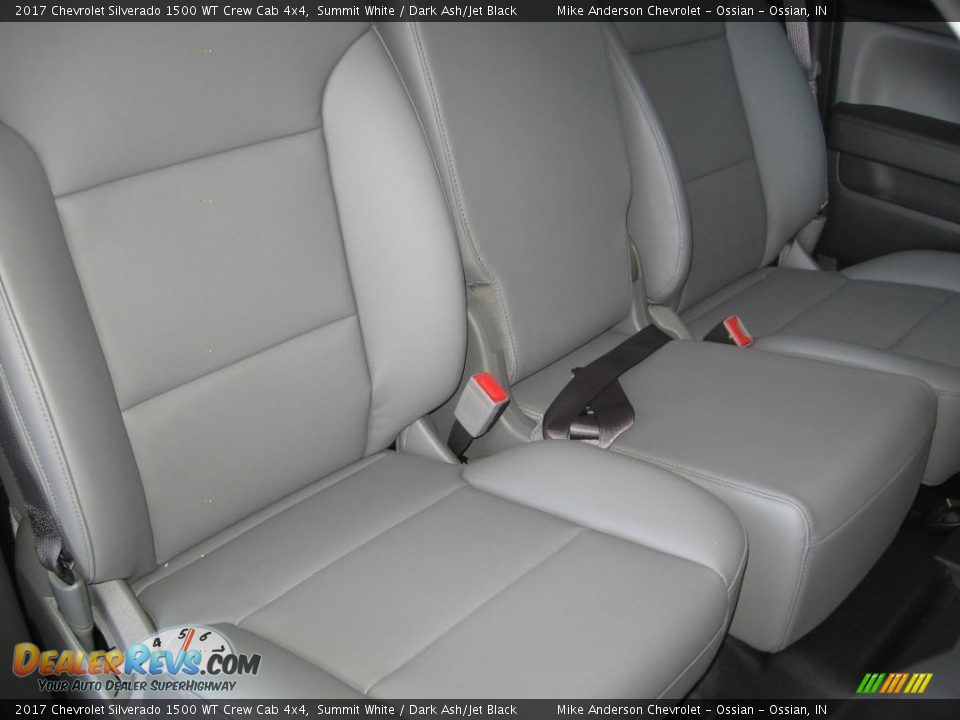 2017 Chevrolet Silverado 1500 WT Crew Cab 4x4 Summit White / Dark Ash/Jet Black Photo #10