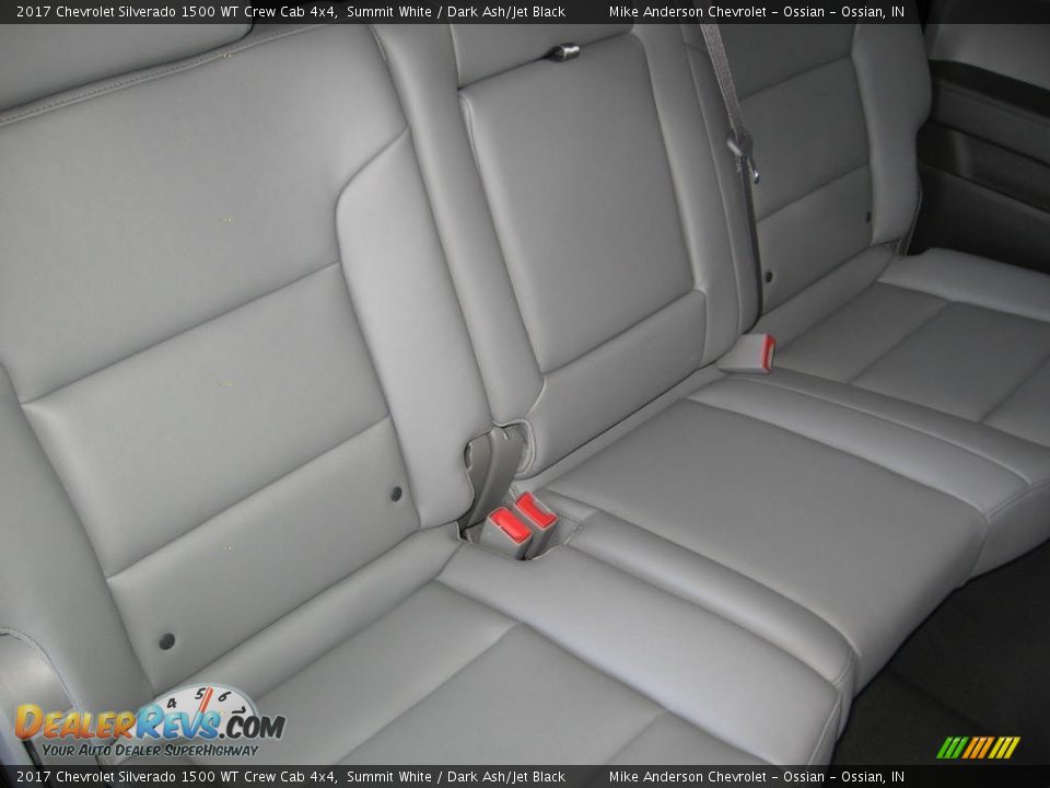 2017 Chevrolet Silverado 1500 WT Crew Cab 4x4 Summit White / Dark Ash/Jet Black Photo #12
