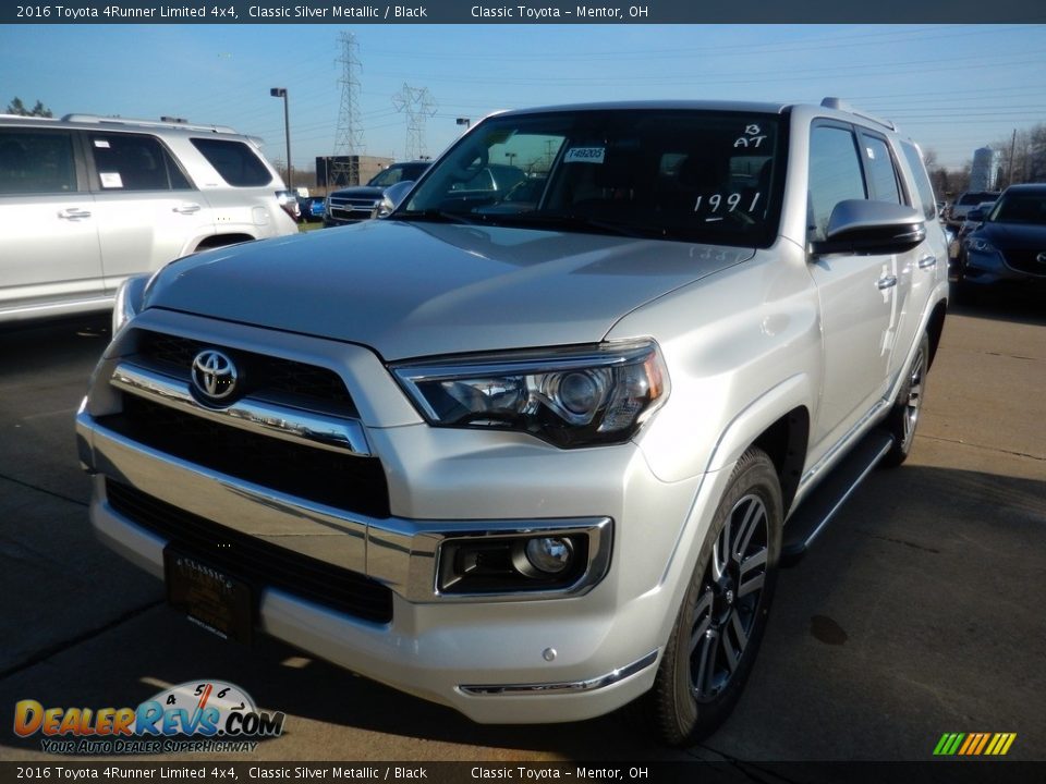 2016 Toyota 4Runner Limited 4x4 Classic Silver Metallic / Black Photo #1