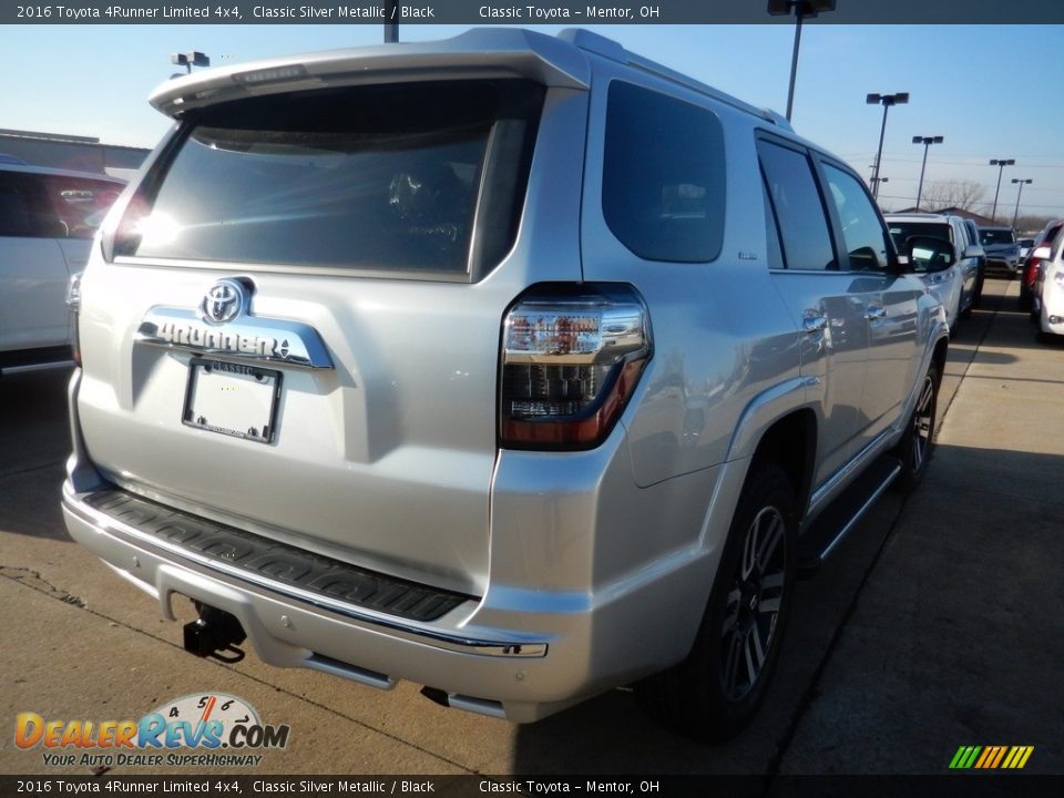 2016 Toyota 4Runner Limited 4x4 Classic Silver Metallic / Black Photo #2
