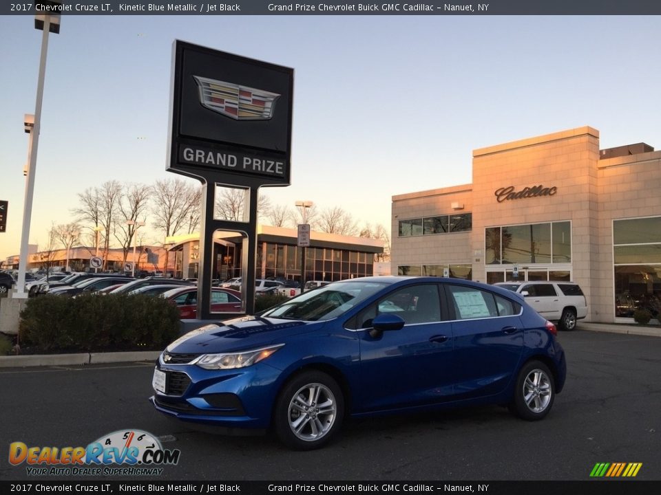 2017 Chevrolet Cruze LT Kinetic Blue Metallic / Jet Black Photo #1