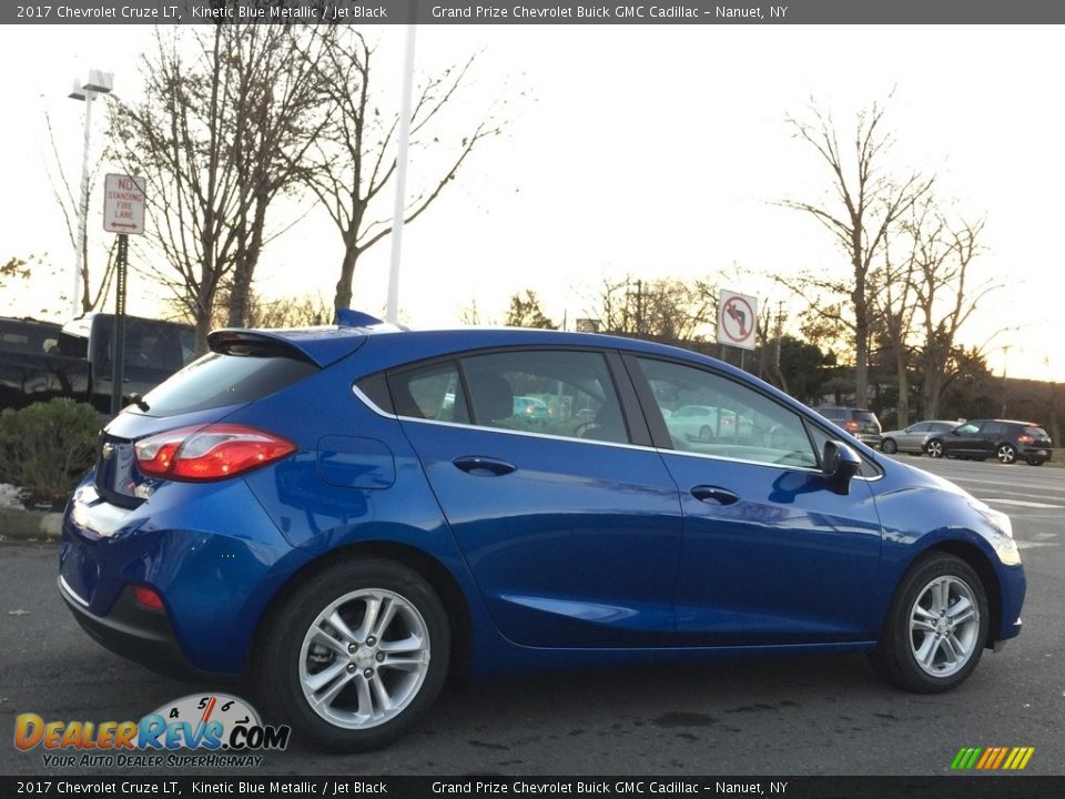2017 Chevrolet Cruze LT Kinetic Blue Metallic / Jet Black Photo #4