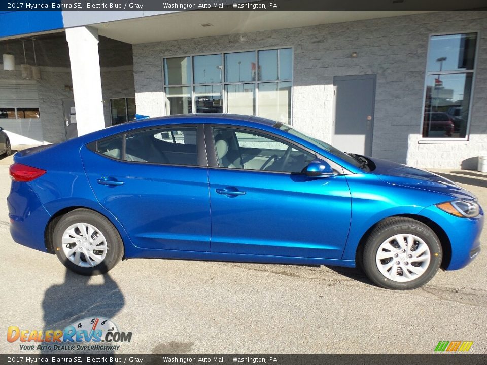 2017 Hyundai Elantra SE Electric Blue / Gray Photo #2