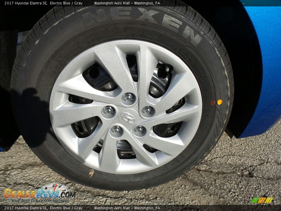 2017 Hyundai Elantra SE Electric Blue / Gray Photo #3