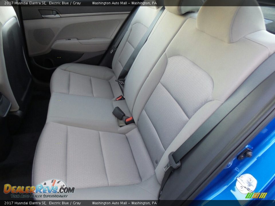 2017 Hyundai Elantra SE Electric Blue / Gray Photo #11