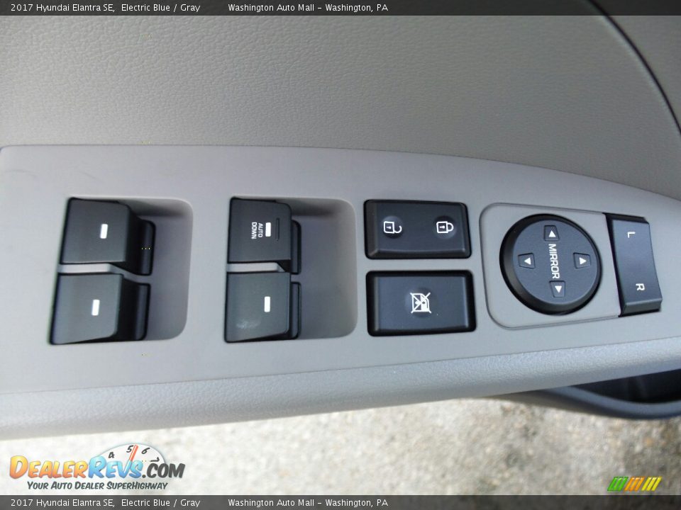 2017 Hyundai Elantra SE Electric Blue / Gray Photo #15