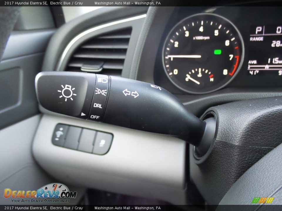 2017 Hyundai Elantra SE Electric Blue / Gray Photo #20