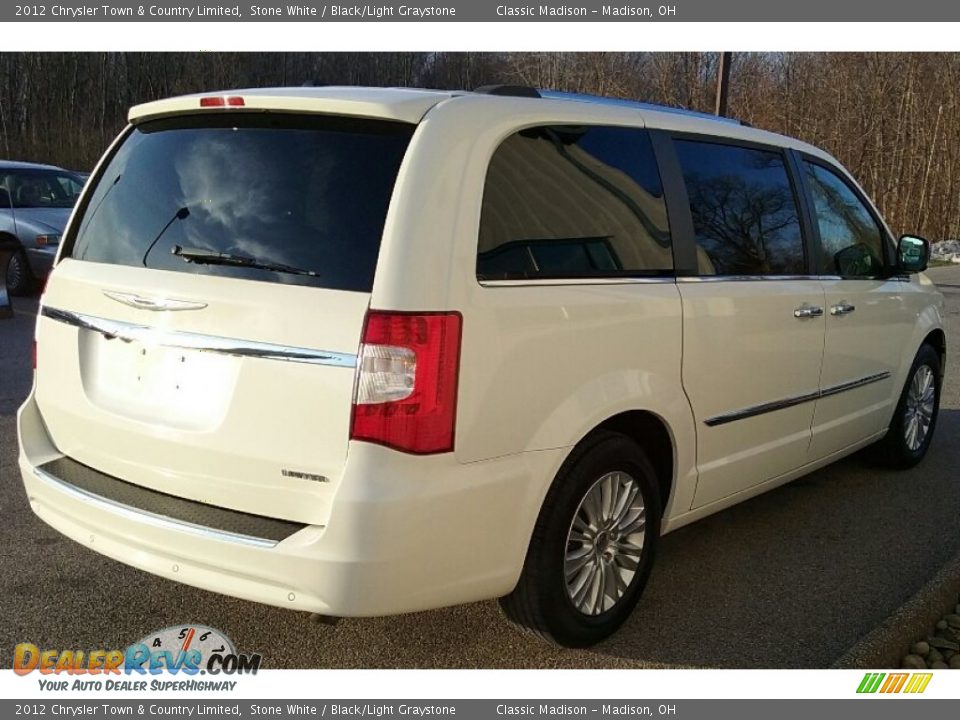 2012 Chrysler Town & Country Limited Stone White / Black/Light Graystone Photo #4