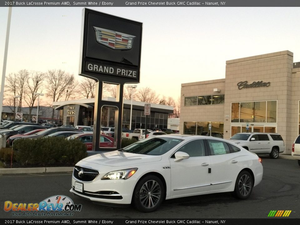 2017 Buick LaCrosse Premium AWD Summit White / Ebony Photo #1