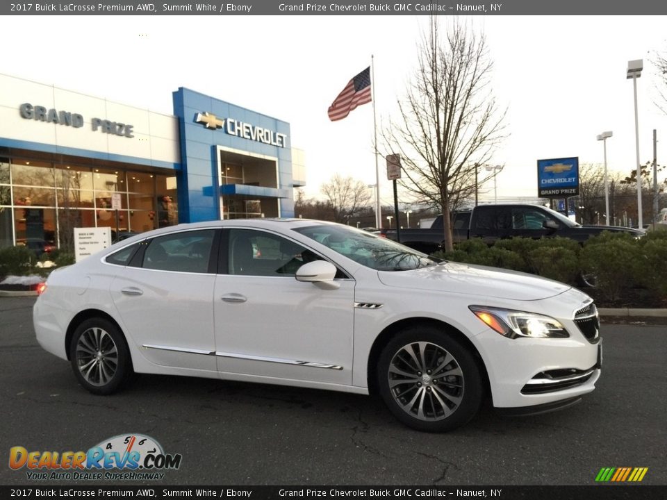2017 Buick LaCrosse Premium AWD Summit White / Ebony Photo #3