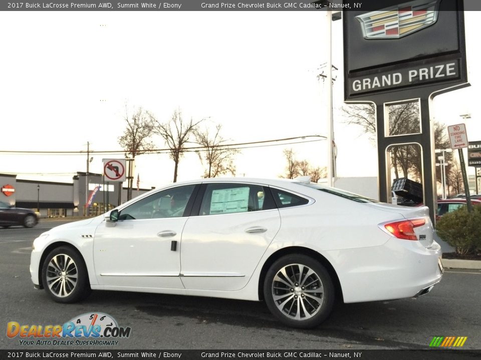 2017 Buick LaCrosse Premium AWD Summit White / Ebony Photo #6
