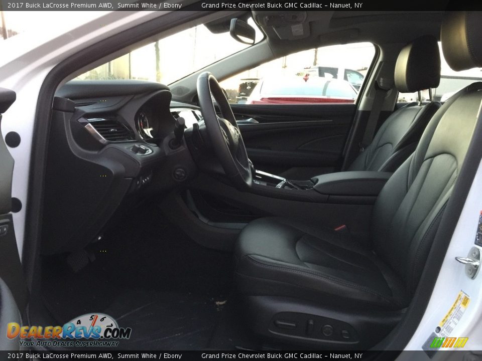2017 Buick LaCrosse Premium AWD Summit White / Ebony Photo #9