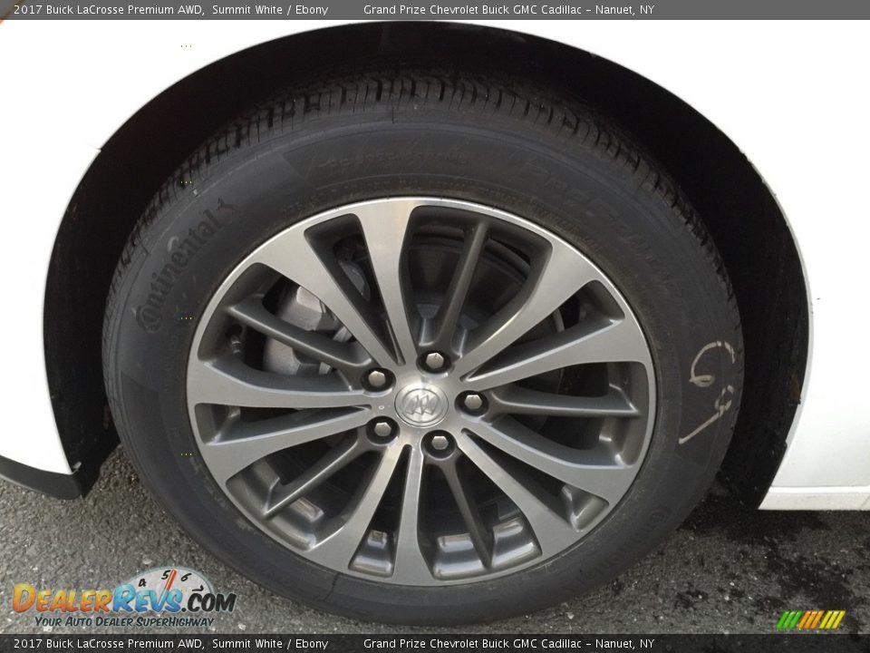 2017 Buick LaCrosse Premium AWD Summit White / Ebony Photo #10