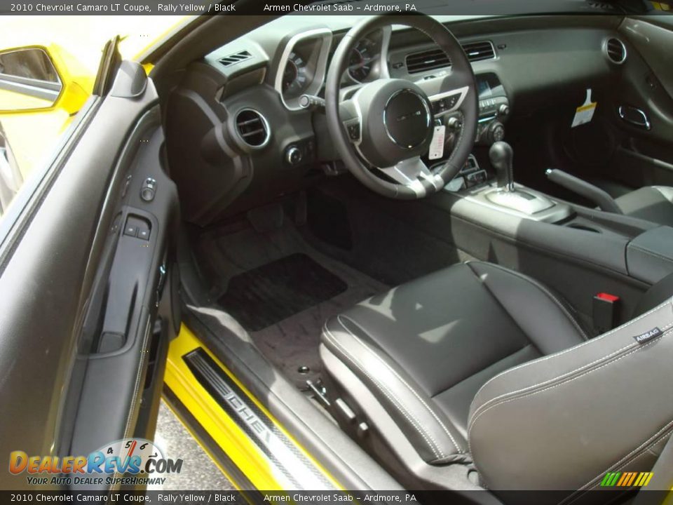 2010 Chevrolet Camaro LT Coupe Rally Yellow / Black Photo #12
