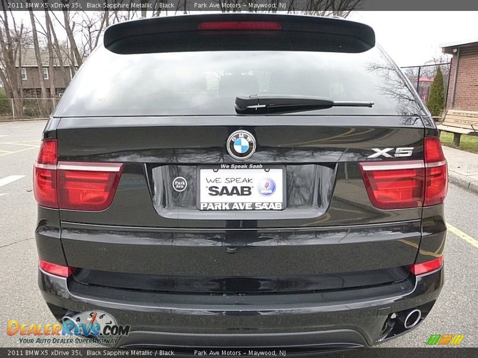 2011 BMW X5 xDrive 35i Black Sapphire Metallic / Black Photo #4