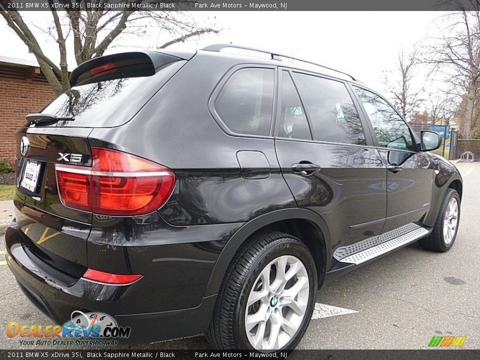 2011 BMW X5 xDrive 35i Black Sapphire Metallic / Black Photo #5