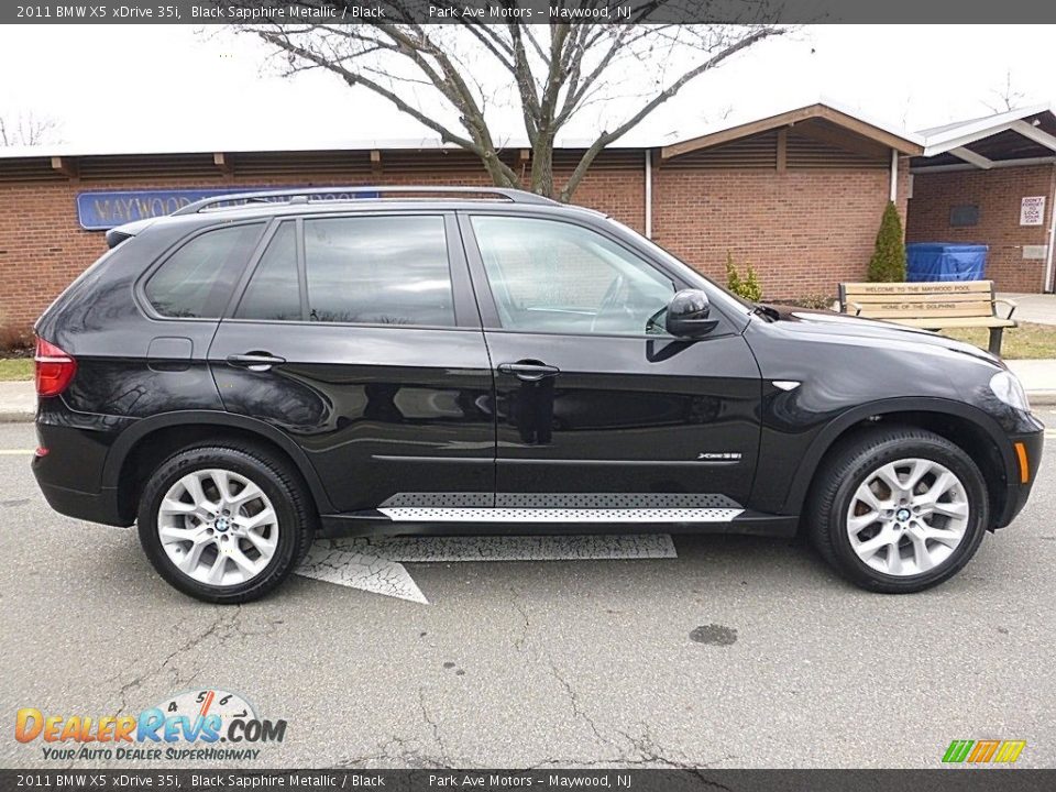 2011 BMW X5 xDrive 35i Black Sapphire Metallic / Black Photo #6