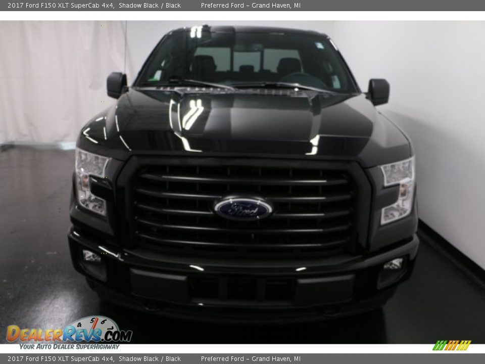 2017 Ford F150 XLT SuperCab 4x4 Shadow Black / Black Photo #6