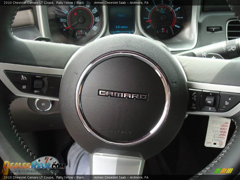 2010 Chevrolet Camaro LT Coupe Rally Yellow / Black Photo #36