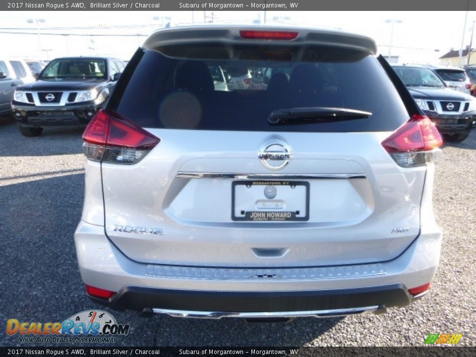 2017 Nissan Rogue S AWD Brilliant Silver / Charcoal Photo #8