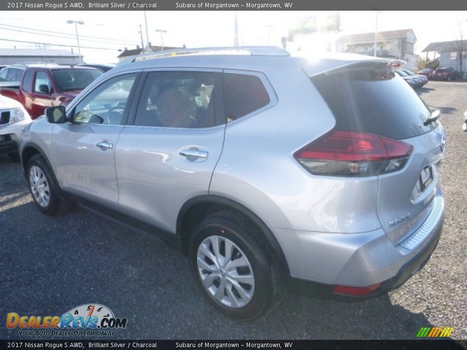 2017 Nissan Rogue S AWD Brilliant Silver / Charcoal Photo #9