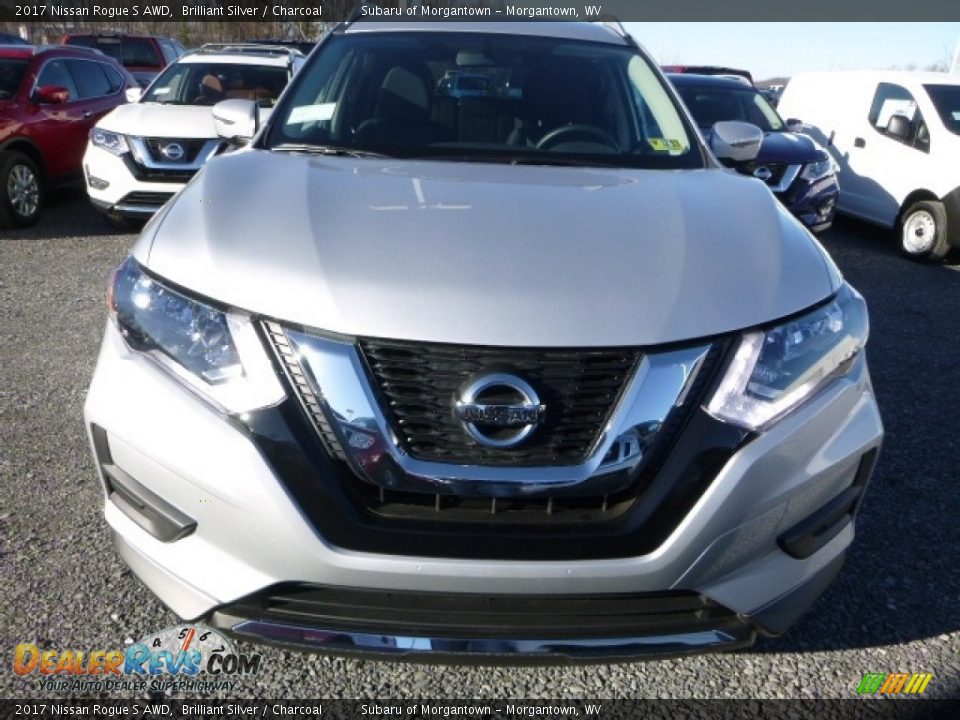 2017 Nissan Rogue S AWD Brilliant Silver / Charcoal Photo #11