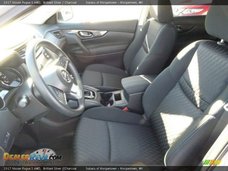 2017 Nissan Rogue S AWD Brilliant Silver / Charcoal Photo #13
