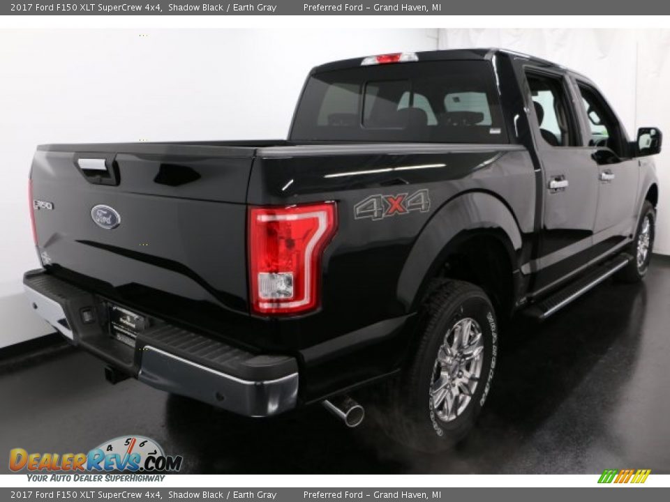 2017 Ford F150 XLT SuperCrew 4x4 Shadow Black / Earth Gray Photo #8