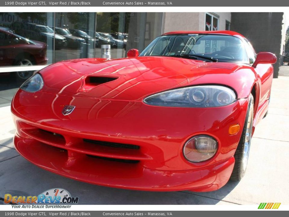 1998 Dodge Viper GTS Viper Red / Black/Black Photo #7