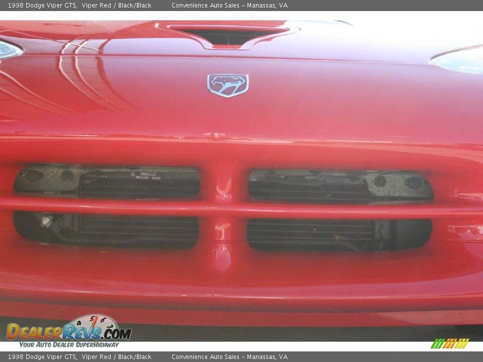 1998 Dodge Viper GTS Viper Red / Black/Black Photo #9