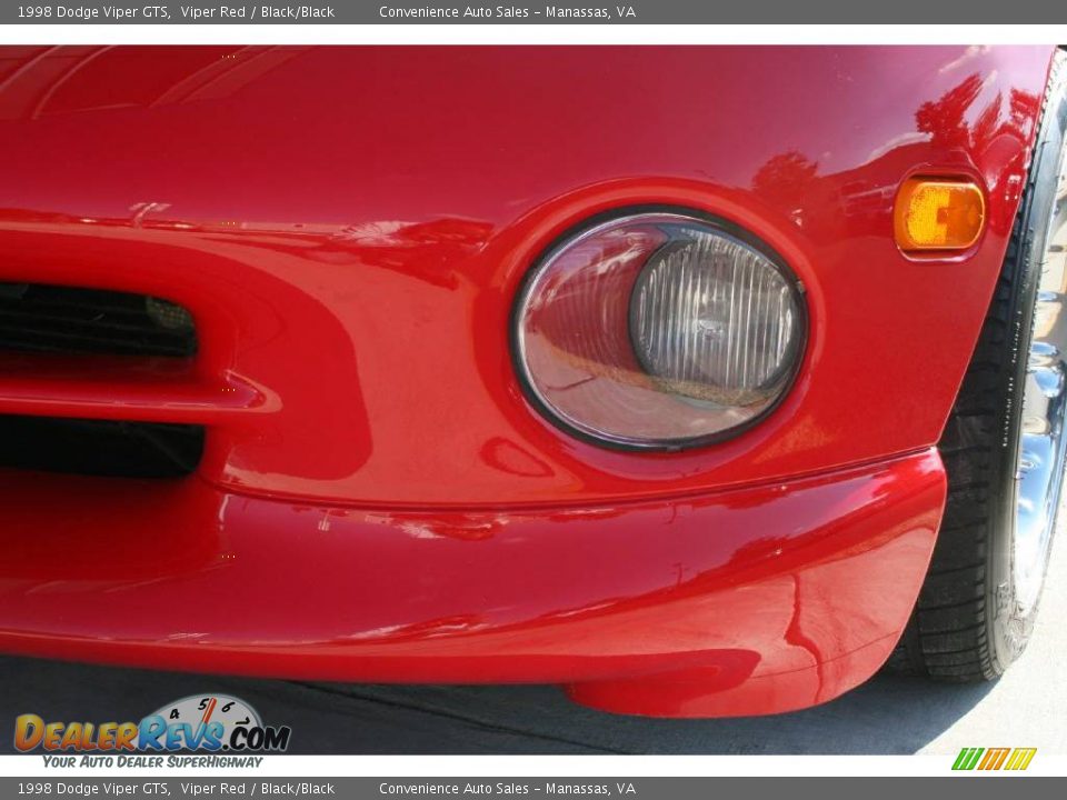 1998 Dodge Viper GTS Viper Red / Black/Black Photo #10