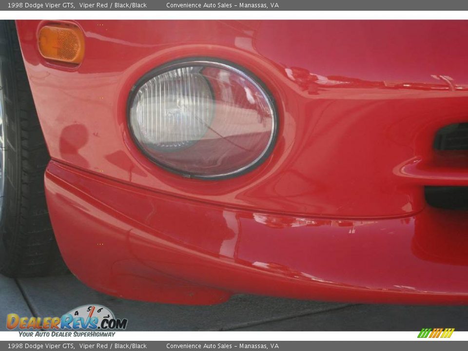 1998 Dodge Viper GTS Viper Red / Black/Black Photo #11