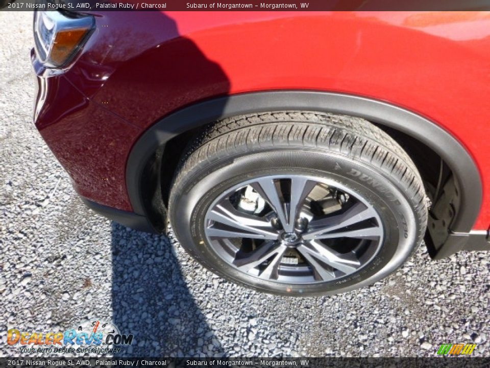 2017 Nissan Rogue SL AWD Palatial Ruby / Charcoal Photo #2