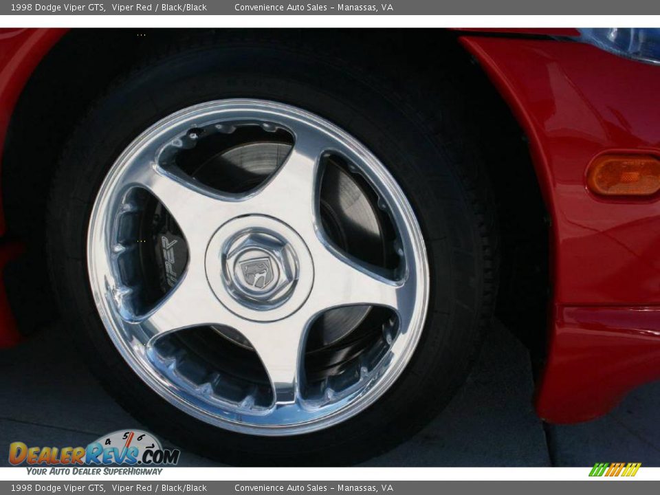 1998 Dodge Viper GTS Viper Red / Black/Black Photo #12