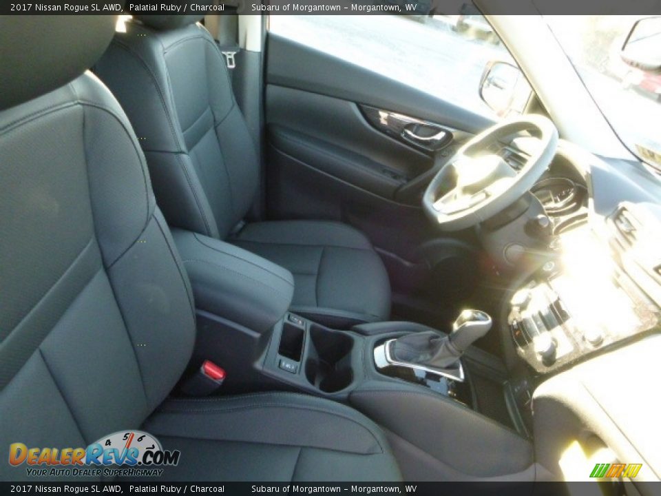 2017 Nissan Rogue SL AWD Palatial Ruby / Charcoal Photo #9