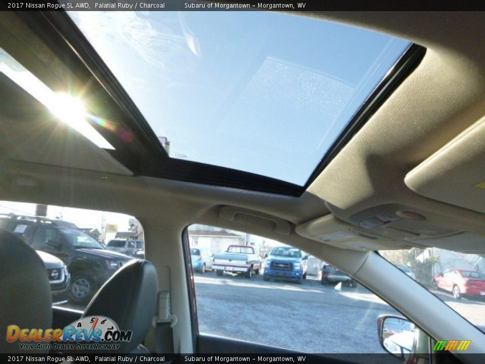 2017 Nissan Rogue SL AWD Palatial Ruby / Charcoal Photo #11